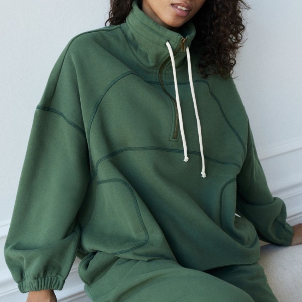 urban outfitters out from under hoxton funnel neck oversized sweatshirt